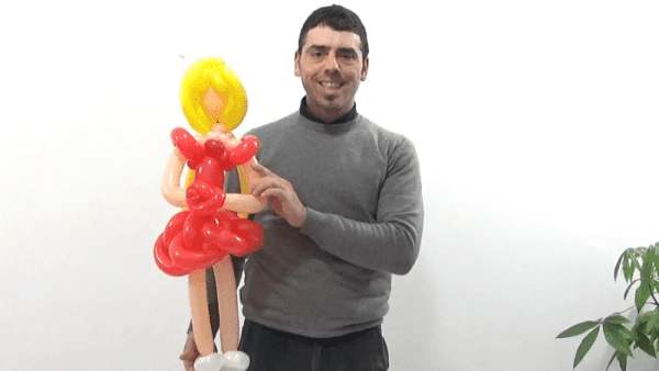 Sculture di palloncini - Ragazza - Lezione online